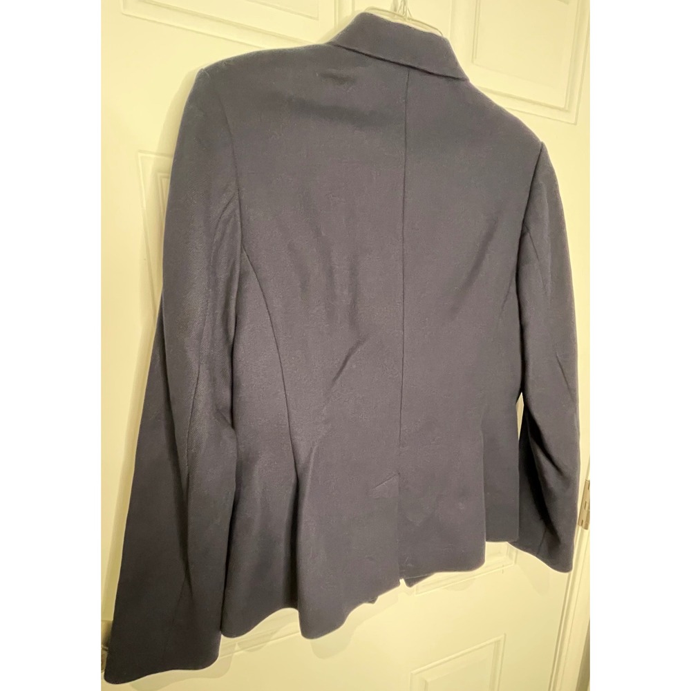 Boden Women's Size 10 Navy Blue Double Breasted Crest Button Blazer NWT - Picture 12 of 12